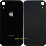 Крышка задняя с увеличенным вырезом под камеру для IPhone XR(черная)