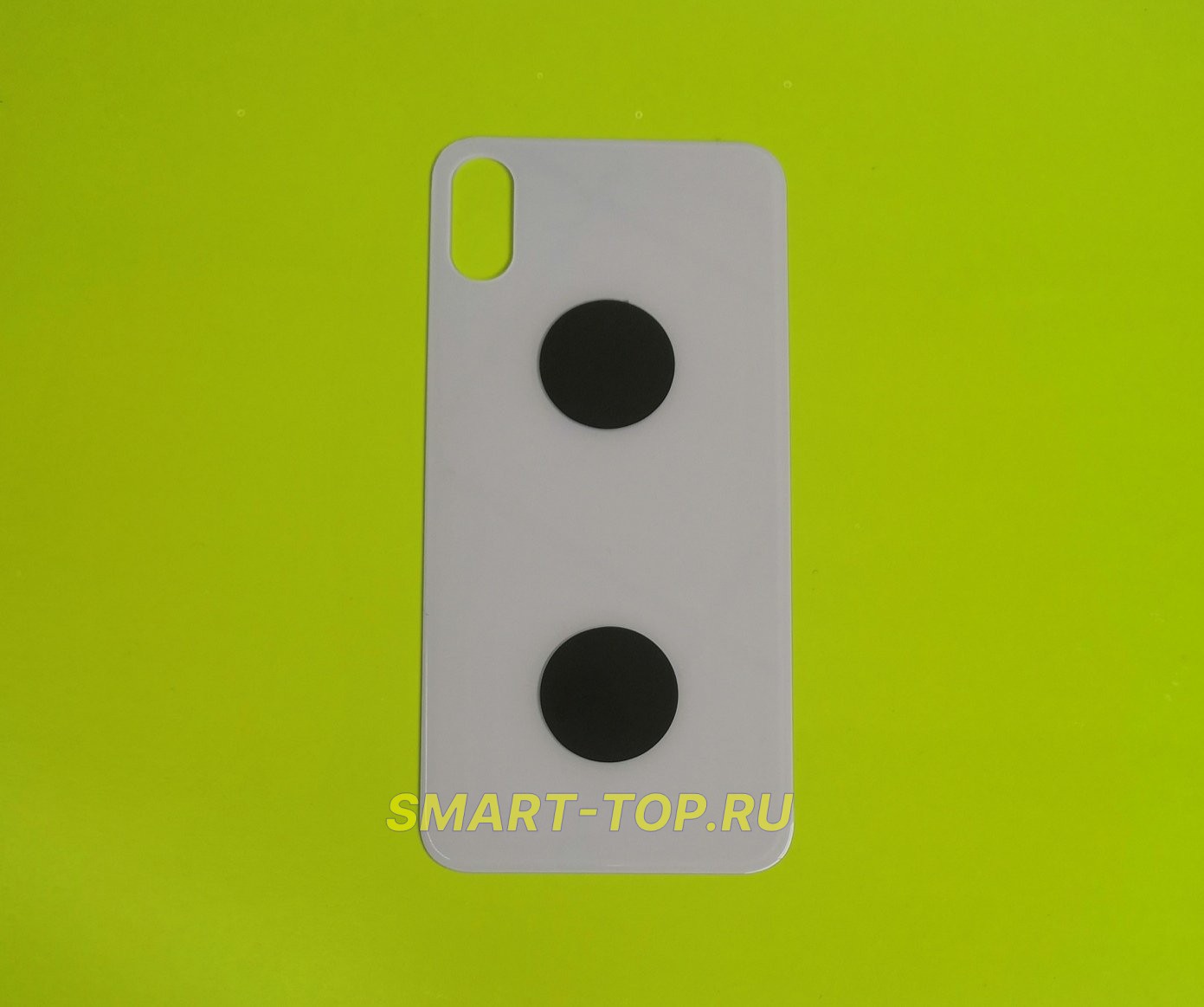 Задняя крышка для IPhone Xs (логотип, стекло)