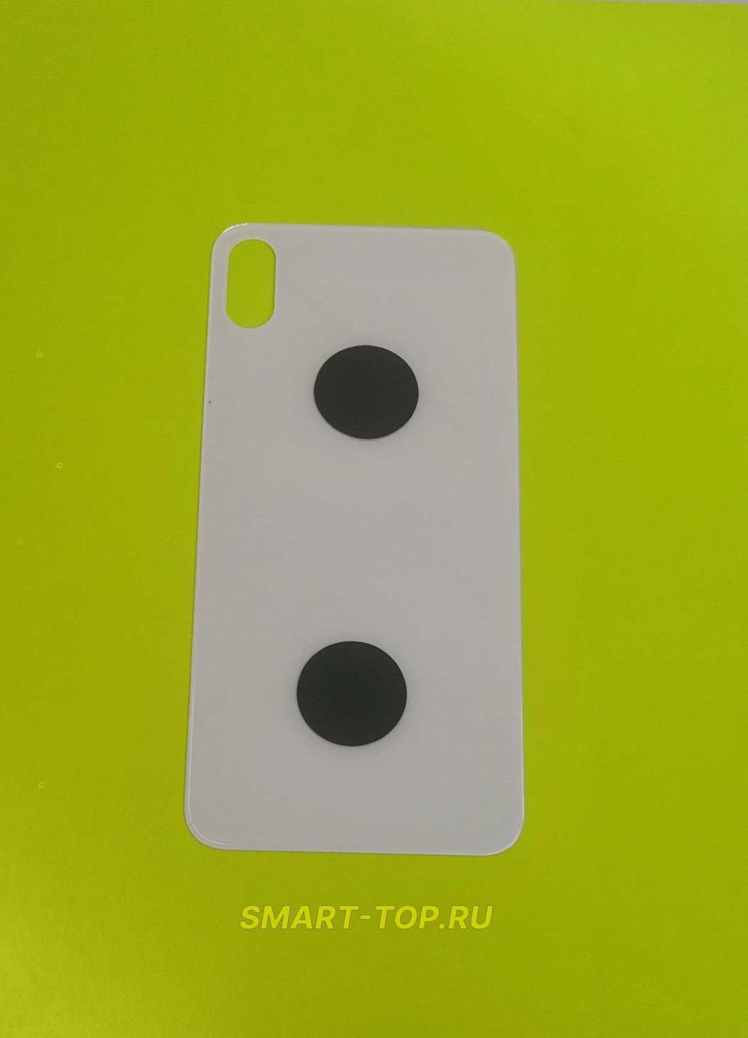 Задняя крышка для IPhone XS Max (логотип, стекло)